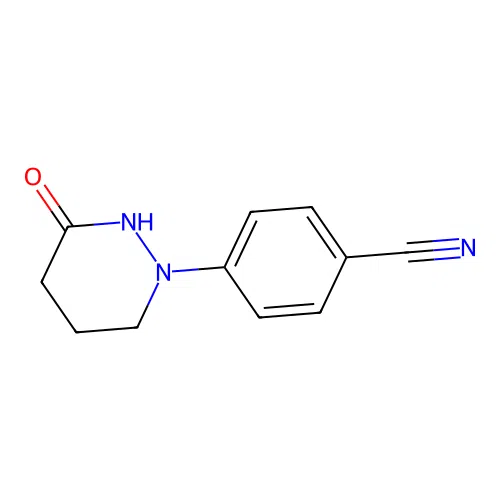 4-(3-Oxodiazinan-1-yl)benzonitrile structure