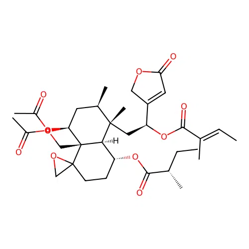 Ajugamarin H 1 structure