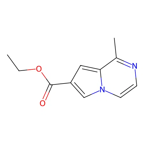 Ethyl 1-methylpyrrolo[1,2-a]pyrazine-7-carboxylate structure