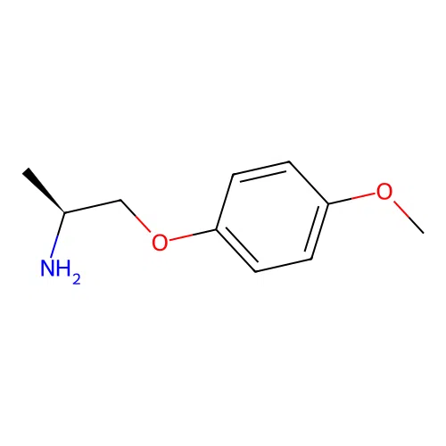 (2S)-1-(4-methoxyphenoxy)propan-2-amine structure