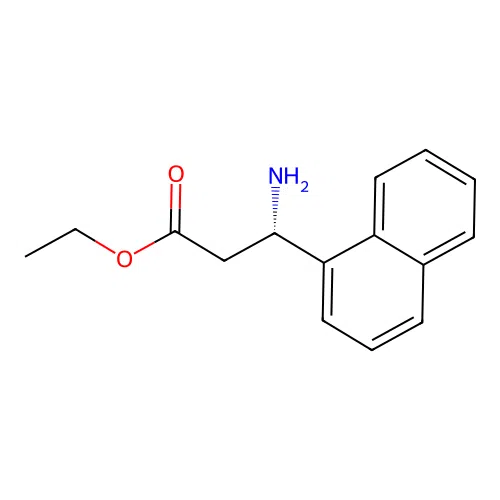 (S)-3-Amino-3-(1-naphthyl)propionic acid ethyl ester structure