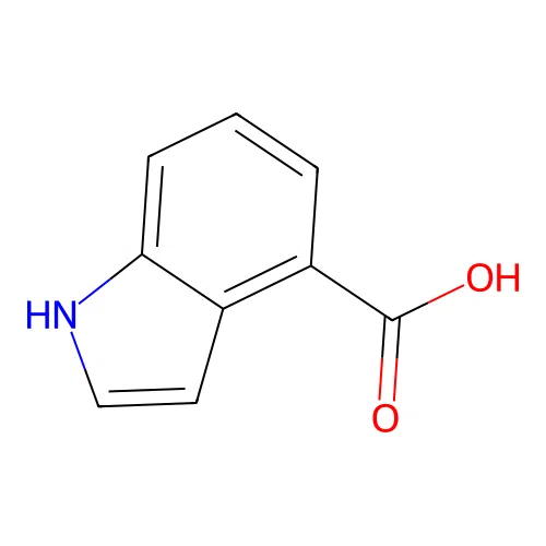 Indole-4-carboxylic acid structure