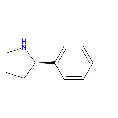 (2R)-2-(4-methylphenyl)pyrrolidine structure