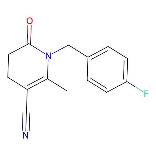 1-(4-Fluorobenzyl)-2-methyl-6-oxo-1,4,5,6-tetrahydro-3-pyridinecarbonitrile structure