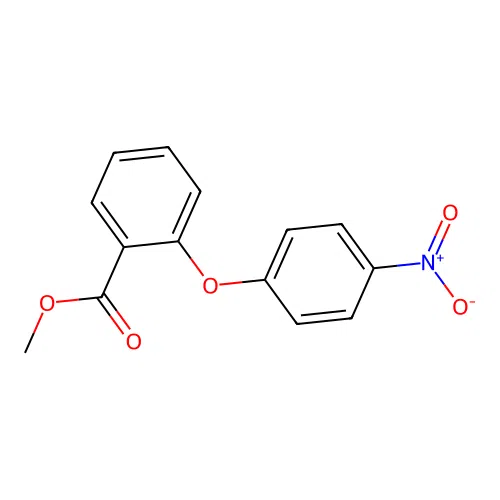 Methyl 2-(4-nitrophenoxy)benzoate structure