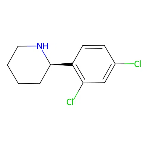 (R)-2-(2,4-Dichlorophenyl)piperidine structure