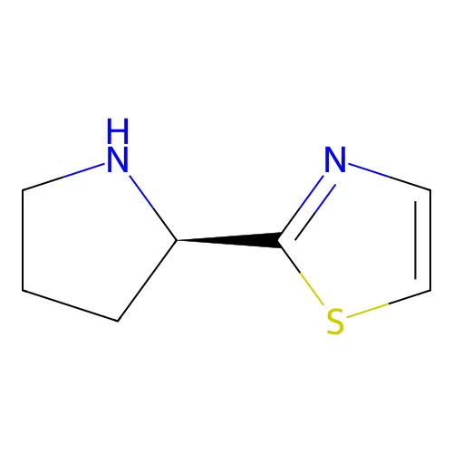 (r)-2-(Pyrrolidin-2-yl)thiazole structure