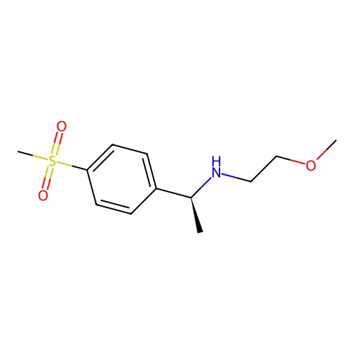 (1S)-1-[4-(Methanesulfonyl)phenyl]-N-(2-methoxyethyl)ethan-1-amine structure