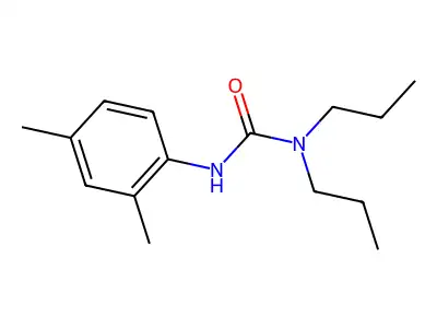 1,1-Dipropyl-3-(2,4-xylyl)urea structure
