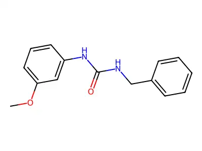 1-(M-Anisyl)-3-benzylurea structure