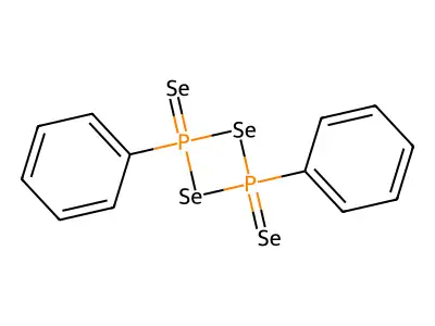 2,4-Diphenyl-1,3,2,4-diselenadiphosphetane 2,4-diselenide structure