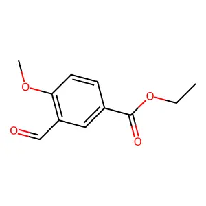 Ethyl 3-formyl-4-methoxybenzoate structure