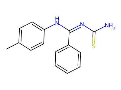 [(4-Methylanilino)-phenylmethylidene]thiourea structure
