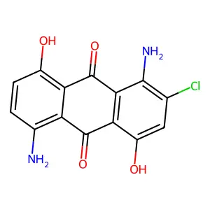 9,10-Anthracenedione, 1,5-diaminochloro-4,8-dihydroxy- structure