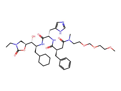 C38H58N6O9 structure