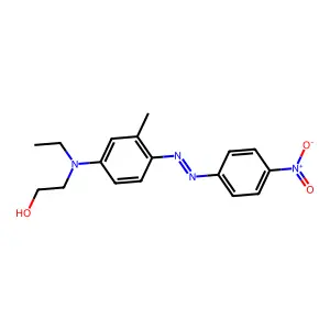 Ethanol, 2-[ethyl[3-methyl-4-[2-(4-nitrophenyl)diazenyl]phenyl]amino]- structure