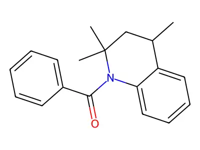 (3,4-Dihydro-2,2,4-trimethyl-1(2H)-quinolinyl)phenylmethanone structure
