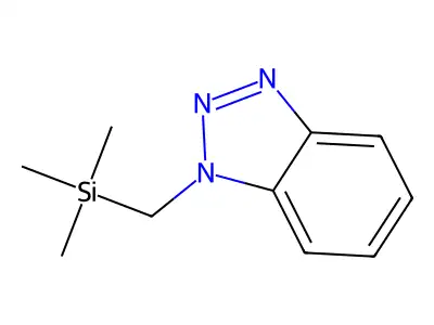 1-((Trimethylsilyl)methyl)benzotriazole structure