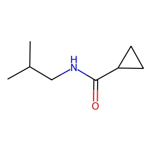 N-Isobutylcyclopropanecarboxamide structure