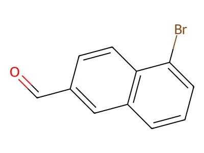 5-Bromonaphthalene-2-carbaldehyde structure