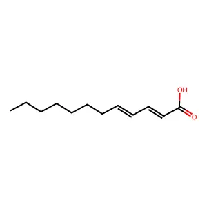 2,4-Dodecadienoic acid structure