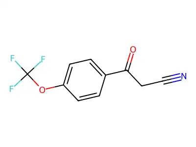 3-Oxo-3-[4-(trifluoromethoxy)phenyl]propanenitrile structure