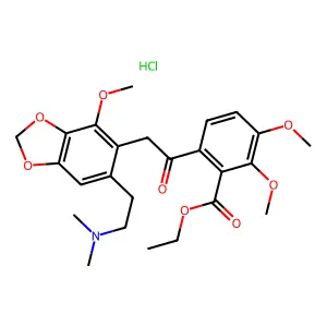 Ethylnarceine hydrochloride structure