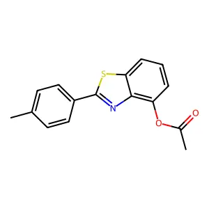 4-Acetoxy-2-(4-methylphenyl)benzothiazole structure