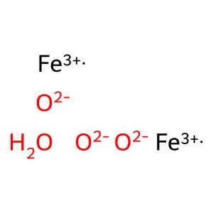 Ferric oxide hydrate structure