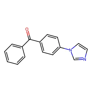 [4-(1H-imidazol-1-yl)phenyl](phenyl)methanone structure