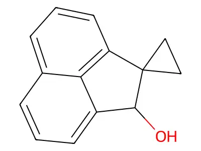 2H-spiro[acenaphthylene-1,1'-cyclopropan]-2-ol structure