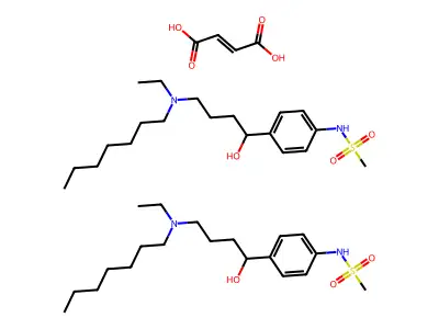 Ibutilide (fumarate) structure