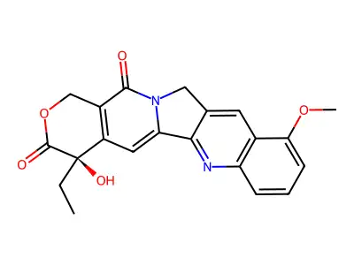 9-Methoxycamptothecin structure