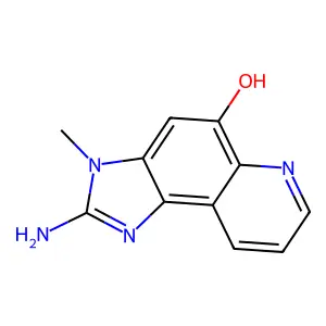 5-Hydroxy-2-amino-3-methylimidazo(4,5-f)quinoline structure