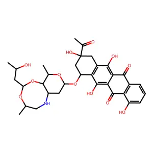 SN-07 chromophore reduction product structure