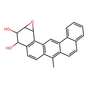 trans-3,4-Dihydroxy-anti-1,2-epoxy-7-methyl-1,2,3,4-tetrahydrodibenz(a,j)anthracene structure