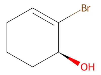 (1S)-2-bromocyclohex-2-en-1-ol structure