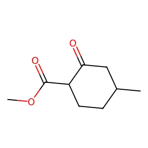 Methyl 4-methyl-2-oxocyclohexane-1-carboxylate structure