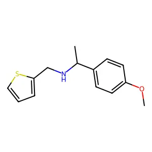 N-[(1S)-1-(4-Methoxyphenyl)ethyl]-2-thiophenemethanamine structure