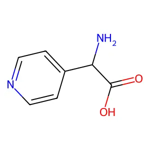 (S)-2-Amino-2-(pyridin-4-YL)acetic acid structure