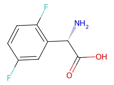 2-amino-2-(2,5-difluorophenyl)acetic Acid structure