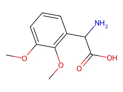 2-amino-2-(2,3-dimethoxyphenyl)acetic Acid structure
