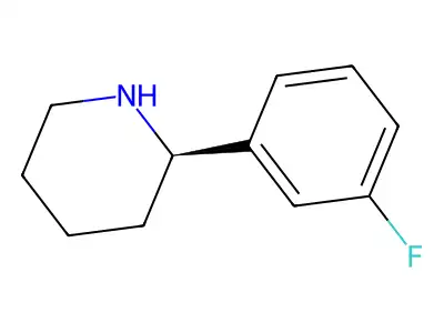 2-(3-Fluorophenyl)piperidine structure