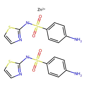 Zinc sulfathiazole structure