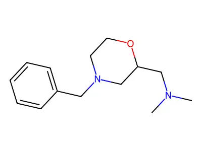 1-(4-Benzylmorpholin-2-yl)-N,N-dimethylmethanamine structure