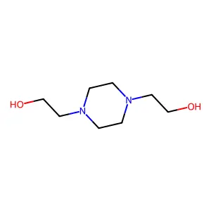 1,4-Piperazinediethanol structure