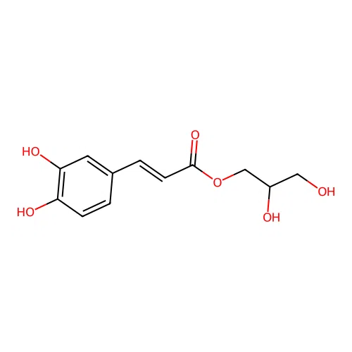 1-Caffeoylglycerol structure