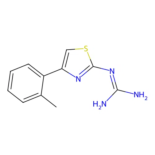 1-(4-(o-Tolyl)thiazol-2-yl)guanidine structure