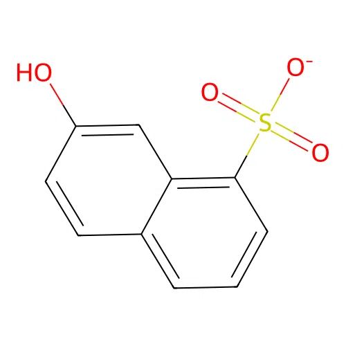 7-Hydroxynaphthalene-1-sulfonate structure