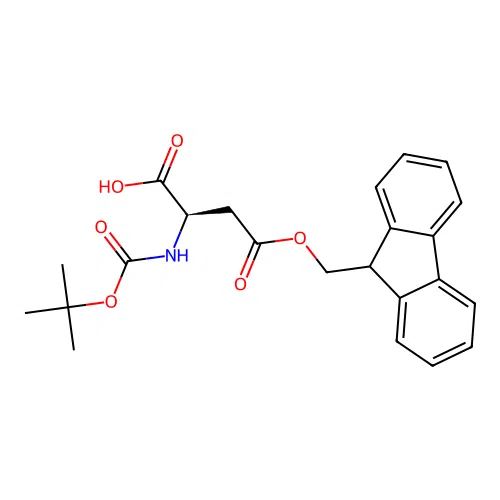 Boc-D-Asp(Ofm)-OH structure